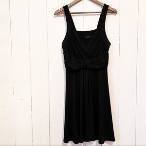 Black Dress. Slinky material.